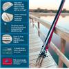Premium Neoprene Fishing Rod Sleeve  Floating, Puncture Resistant, Labeled Protective Sock for Casting, Spinning, Trolling Fishing Rods (Casting/Trolling, Camo, 60") view 2