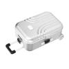 FILFEEL Mini Luggage Box, Baby Suitcase, Toy, Plastic Wheeled Suitcase for Children's Day (Silver) view 4