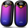 Hand Warmers Rechargeable - Electric Hand Warmer Rechargeable 2 Pack, LED Digital Display, 4 Heat Levels Reusable, USB, Magnetic Portable Handwarmers for Golf/Camping/Hunting, Gift for Women, Men view 1