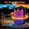 Hand Warmers Rechargeable - Electric Hand Warmer Rechargeable 2 Pack, LED Digital Display, 4 Heat Levels Reusable, USB, Magnetic Portable Handwarmers for Golf/Camping/Hunting, Gift for Women, Men view 2