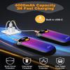 Hand Warmers Rechargeable - Electric Hand Warmer Rechargeable 2 Pack, LED Digital Display, 4 Heat Levels Reusable, USB, Magnetic Portable Handwarmers for Golf/Camping/Hunting, Gift for Women, Men view 3