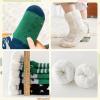 Caudblor 3 Pairs Dinosaur Fuzzy Slipper Socks For Boys, Kid Slipper Sock With Non-Slip Grippers, Thick Fluffy Children Christmas Sock For Boy Girl, Cozy Indoor Winter Socks For 3-5, 6-8, 9-12 Years view 2