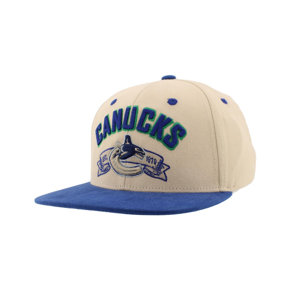 Vancouver Canucks NHL Officially Licensed Adjustable Snapback Hat Milestone