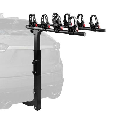 Adjustable Bike Rack Foldable Bicycle Carrier Racks Hitch Mount Rack Stand for Mazda CX-5 CX5 2017-2022
