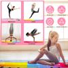 FBSPORT 9.5ft Balance Beam: Folding Floor Gymnastics Equipment for Kids Adults,Non Slip Rubber Base, Gymnastics Beam for Training, Physical Therapy and Professional Home Training, Red Blue view 2