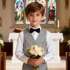 Lycody Boys Vest Formal Purple Suit Vest for Kids Teens Boy Button Up Tuxedo Dress Vest Size 12 view 4