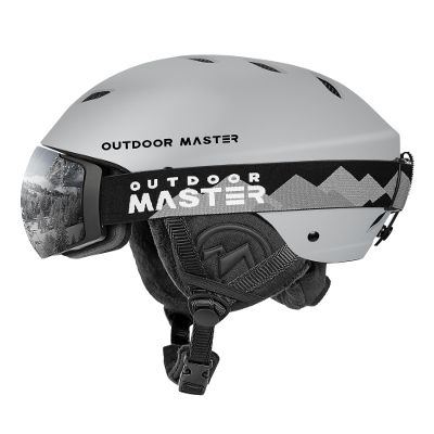 OutdoorMaster Kelvin Ski & Snowboard Helmet Set with Goggles for Men, Women & Youth