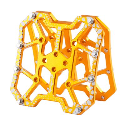 Uqezagpa Aluminum-Alloy Bike Pedal Adapter Bicyles Clipless Pedal Adapters Clipless Pedals Convert to Flat Pedals