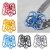 Uqezagpa Aluminum-Alloy Bike Pedal Adapter Bicyles Clipless Pedal Adapters Clipless Pedals Convert to Flat Pedals view 2