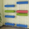 Yoga Mat Storage Racks, Yoga Mat Holder, Yoga Mat Storage Wall Rack, Vertical Metal Foam Roller Holder Adjustable Shelf for Commercial, Multifunctional Fitness Gear Organizer view 2