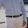 BOSTANTEN Mens Belt Leather 2 Pack Ratchet Belt For Men Dress and Casual with Adjustable Buckle, Trim to Fit view 2