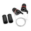 2 Pcs Bike Handlebar Grips with Speed Shifter Set, Comfortable Anti-Slip Bicycle Handlebar Grips for Mountain Bike Scooter, Folding Bike view 1