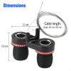 2 Pcs Bike Handlebar Grips with Speed Shifter Set, Comfortable Anti-Slip Bicycle Handlebar Grips for Mountain Bike Scooter, Folding Bike view 2