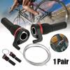 2 Pcs Bike Handlebar Grips with Speed Shifter Set, Comfortable Anti-Slip Bicycle Handlebar Grips for Mountain Bike Scooter, Folding Bike view 3