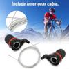 2 Pcs Bike Handlebar Grips with Speed Shifter Set, Comfortable Anti-Slip Bicycle Handlebar Grips for Mountain Bike Scooter, Folding Bike view 4