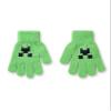 Minecraft Boys Beanie, Gloves & Scarf Set | Kids One Size Green Knitted Winter Pom Pom Hat | Warm Gloves & Scarf with Creeper Character Face Logo | Mojang Video Game Merchandise Gift view 2