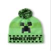 Minecraft Boys Beanie, Gloves & Scarf Set | Kids One Size Green Knitted Winter Pom Pom Hat | Warm Gloves & Scarf with Creeper Character Face Logo | Mojang Video Game Merchandise Gift view 3