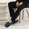 COFACE Mens Cozy Memory Foam Scuff Slippers Casual Slip On Warm House Shoes Indoor/Outdoor Mesh Sandal Slippers size 9 Blue view 2