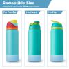 2PCS Diamond Silicone Boot for Owala Water Bottle 24 oz 32 oz 40 oz, Anti-Slip Protective Sleeve for Owala Twist,FreeSip and Flip Stainless Steel Water Bottle, BPA-Free, Dishwasher Safe, Accessories view 2