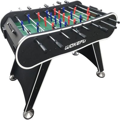 Foosball Table Soccer Arcade Games: Foosball Tables Adult Size for Home, Game Room, Bar - Competition Sized Football Table w/ 2 Balls, 2 Drink Holders, Table Soccer Game for Adults