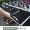 Foosball Table Soccer Arcade Games: Foosball Tables Adult Size for Home, Game Room, Bar - Competition Sized Football Table w/ 2 Balls, 2 Drink Holders, Table Soccer Game for Adults view 3