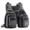FLYDWV Multi functional breathable vest for sea fishing adventure fishing (black) view 1