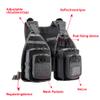 FLYDWV Multi functional breathable vest for sea fishing adventure fishing (black) view 2