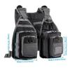 FLYDWV Multi functional breathable vest for sea fishing adventure fishing (black) view 3