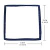 10 Pieces White Pocket Square for Men Women Wedding Party Handkerchief Scarf view 3