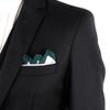 10 Pieces White Pocket Square for Men Women Wedding Party Handkerchief Scarf view 4