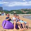 Vobumix Inflatable Sofa Lounger Waterproof Air Chair Portable Camping Couch Lazy Sleeping Bed for Backyard Lakeside Pool Beach view 2