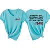 UFDOUM Sarcastic Shirt Women Roses are Red People are Fake V Neck Graphic Tees Funny Letter Printed Tshirt Short Sleeve Tops view 1