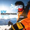 Snowalva Ski Goggles, Snowboard Goggles with 2 UV400 Anti-Fog Detachable Magnet Lenses for Men & Women Adult view 3