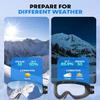 Snowalva Ski Goggles, Snowboard Goggles with 2 UV400 Anti-Fog Detachable Magnet Lenses for Men & Women Adult view 4