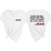 UFDOUM Sarcastic Shirt Women Roses are Red People are Fake V Neck Graphic Tees Funny Letter Printed Tshirt Short Sleeve Tops view 1