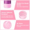 2PCS Silicone Water Bottle Boot for Owala 32oz, Protective Bottom Bumper Anti-Slip Sleeve for FreeSip, Twist, and Flip Stainless Steel Bottles, Dishwasher Safe and BPA Free(Shiny Pink) view 4