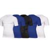QOAAIE 5 Pack Mens Slimming Body Shaper Shirt Compression Shirt Tummy Control Undershirt Short Sleeve Workout Shapewear (M-Colors3-5PC,XX-Large) view 1