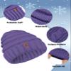 Aneco Winter Warm Knitted Scarf Beanie Hat and Gloves Set Men & Women's Soft Stretch Hat Scarf and Mitten Set view 4