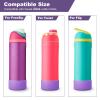 2PCS Diamond Silicone Boot for Owala Water Bottle 24 oz 32 oz 40 oz, Anti-Slip Protective Sleeve for Owala Twist,FreeSip and Flip Stainless Steel Water Bottle, BPA-Free, Dishwasher Safe, Accessories view 2