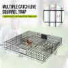 Meldoz Squirrelinator Metal Wire & Heavy Duty, 2 Door Humane Live Squirrel Catch & Release Cage Trap, Holds up to 25 Squirrels, 2 Traps view 2
