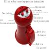 KrrNFYSG Megaphones Handheld Mega Phone 10w Portable Lightweight Voice Amplifier, Bullhorn Speaker with Volume Control Safe Megaphone Speaker Clearer view 4