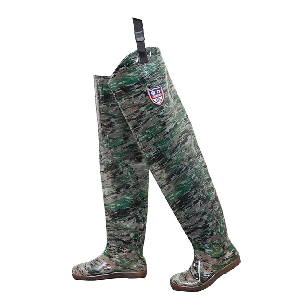 JCWGLY Lightweight Hip Waders Fishing Boots for Men Camo Hip Wading Boots Waterproof Breathable for Outdoor Hunting Hiking(8)