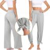 XUNRYAN Summer Womens Wide Leg Sweatpants with Pockets Casual Lounge Loose Comfy Lightweight Pants Running Workout Yoga Pants Sports Trousers view 2