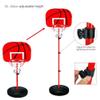 CUIYMXSC Basketball Hoop and Stand, Adjustable Basketball Hoop, Free Standing Portable Basketball Stand, Suitable for Children 50-190Cm Tall view 3