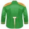 Riismen Men's Halloween Costume Xmas SGT Sergeant Pepper Jacket Hippie Music Star 60s Cardigan Coat Green Small view 4