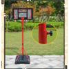 CUIYMXSC Liftable Children Basketball Stand, Height Adjustable Basketball Hoop, Portable Backboard Net Hoop, Indoor or Outdoor Use view 2