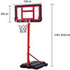 CUIYMXSC Liftable Children Basketball Stand, Height Adjustable Basketball Hoop, Portable Backboard Net Hoop, Indoor or Outdoor Use view 3