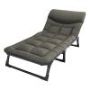 WDFYJ Camp Bed for Adults, 29.5" Extra Wide Heavy Duty Folding Camping Bed for Travel Outdoor Office Indoor Fishing, Support 320lbs view 1