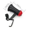 KrrNFYSG Megaphones Handheld Mega Phone 10w Portable Lightweight Voice Amplifier, Bullhorn Speaker with Volume Control Safe Megaphone Speaker Clearer view 2