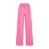 KICILVS Wide Leg Sweatpants Women Women's Sweatpants Y2K Sweatpants Womens Work Pants Elastic Waist Pants for Women Wide Leg Pants for Women Pink view 2